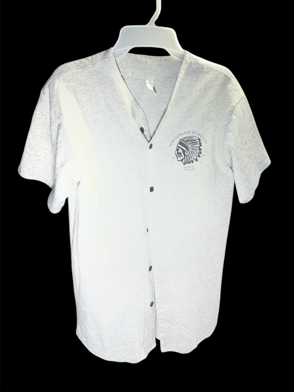 Performance Boardshop Graphic Henley - Light Gray